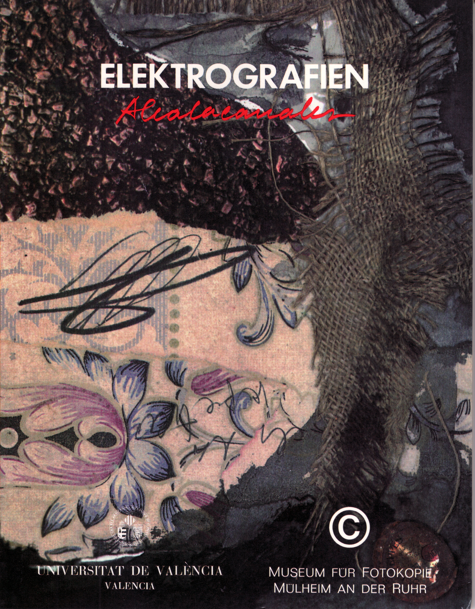 Cover des Kataloges Elektrografien