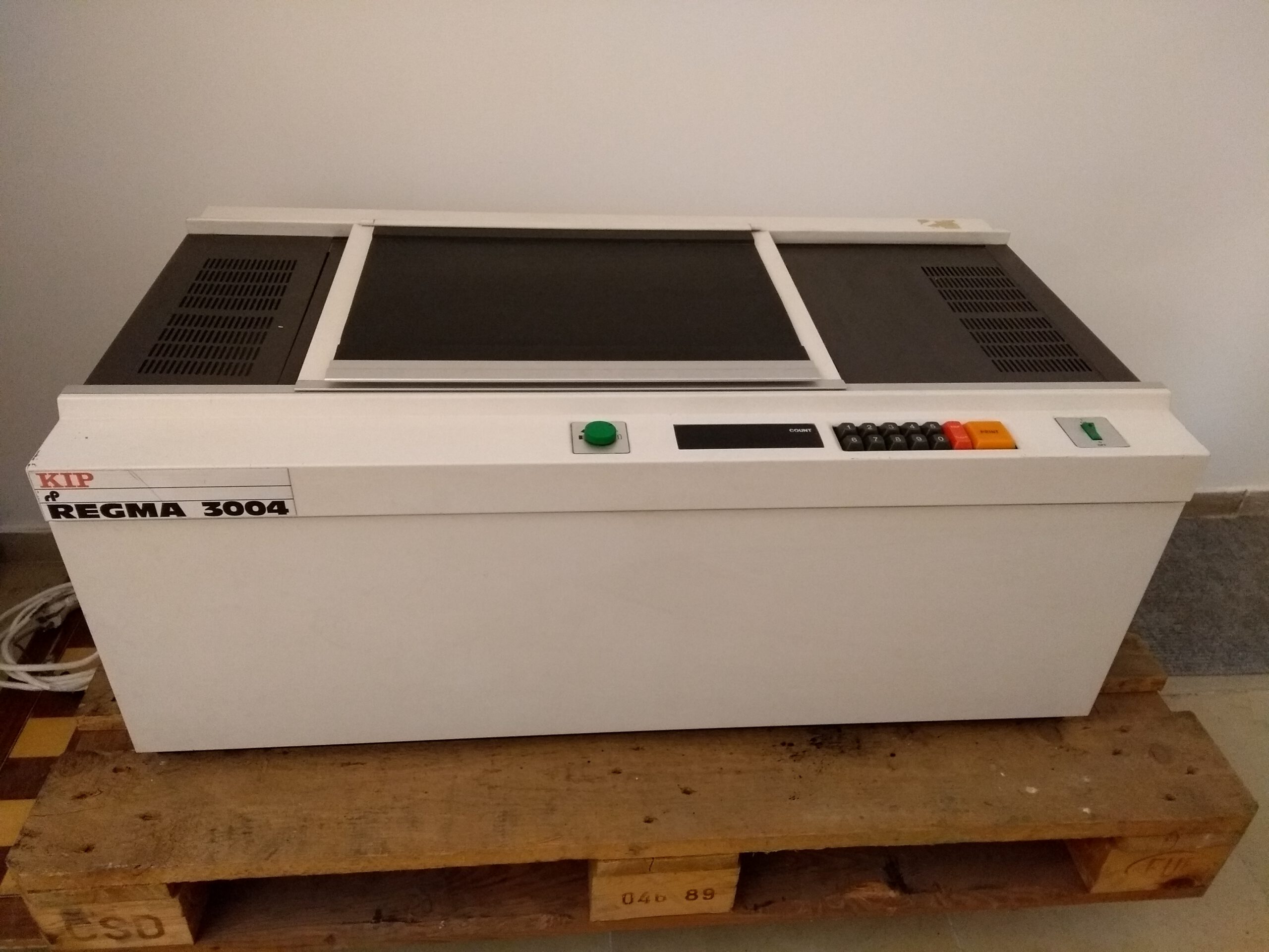 The KIP Regma 3004 copymachine is new in the museum's collection